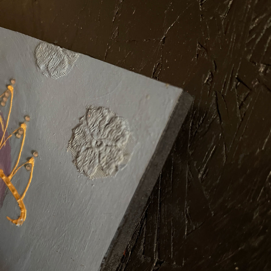 He Finally Earned His Tiara by Darlene McElroy |  Side View of Artwork 