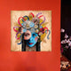 Original art for sale at UGallery.com | La Monja Coronado II by Darlene McElroy | $625 | mixed media artwork | 12' h x 12' w | thumbnail 3