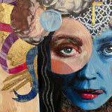 Original art for sale at UGallery.com | La Monja Coronado II by Darlene McElroy | $625 | mixed media artwork | 12' h x 12' w | thumbnail 4