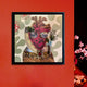 Original art for sale at UGallery.com | Love Is Blind by Darlene McElroy | $575 | mixed media artwork | 12' h x 12' w | thumbnail 3