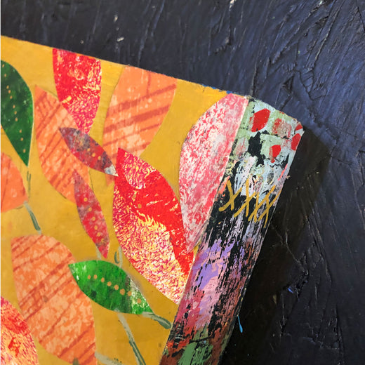 Moment of Calm by Darlene McElroy |  Side View of Artwork 