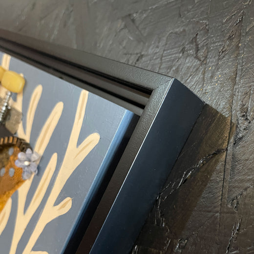 Moth to Your Flame by Darlene McElroy |  Side View of Artwork 