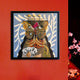 Original art for sale at UGallery.com | Moth to Your Flame by Darlene McElroy | $575 | mixed media artwork | 12' h x 12' w | thumbnail 3