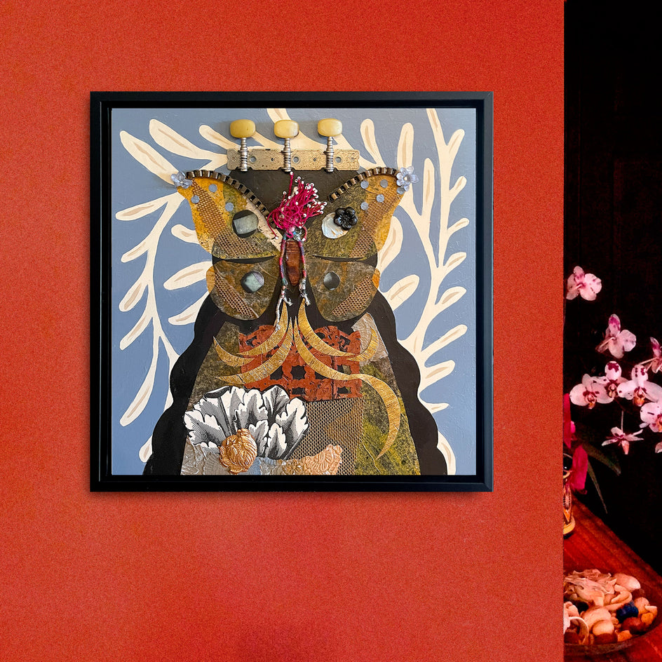 Moth to Your Flame by Darlene McElroy |  Context View of Artwork 