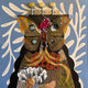 Original art for sale at UGallery.com | Moth to Your Flame by Darlene McElroy | $575 | mixed media artwork | 12' h x 12' w | thumbnail 1