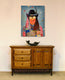 Original art for sale at UGallery.com | Santa Fe Muse by Darlene McElroy | $2,875 | mixed media artwork | 28' h x 22' w | thumbnail 3
