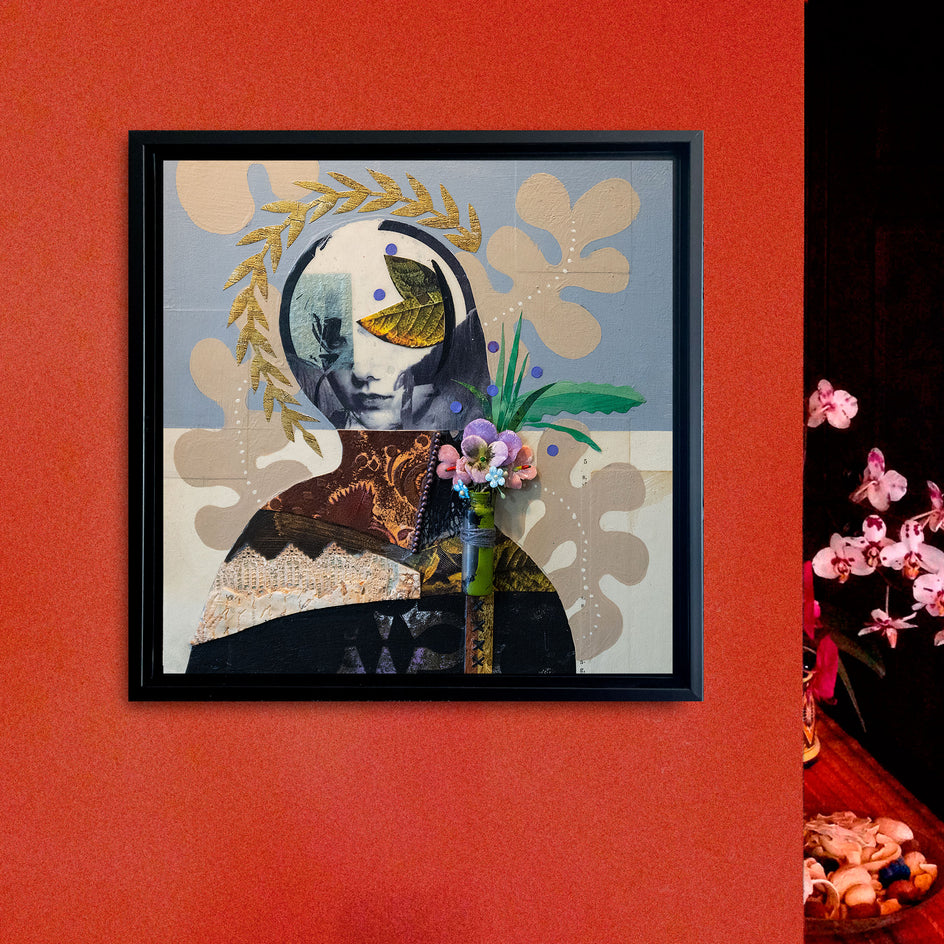 She Never Totally Revealed Herself by Darlene McElroy |  Context View of Artwork 