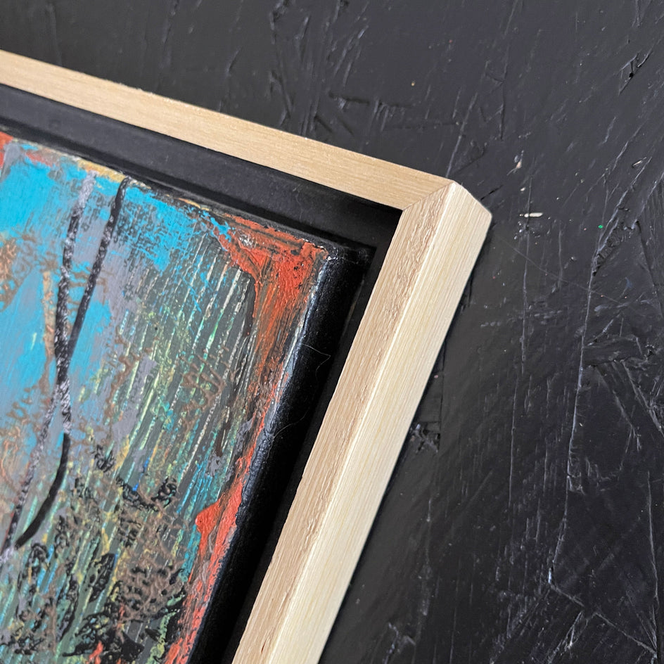 Spin by Darlene McElroy |  Side View of Artwork 