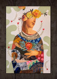 Original art for sale at UGallery.com | Who Loves Who by Darlene McElroy | $3,500 | mixed media artwork | 36' h x 24' w | thumbnail 3