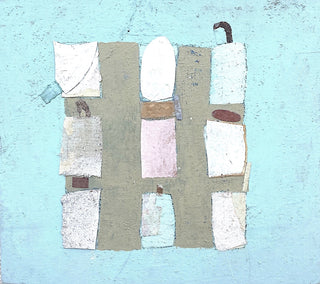 mixed media artwork by David Felix titled Nine Stations II