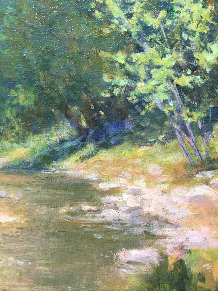 Creek by David Forks |  Closeup View of Artwork 