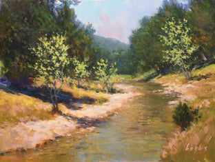 Original art for sale at UGallery.com | Creek by David Forks | $825 | acrylic painting | 12' h x 16' w | photo 1
