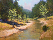 Original art for sale at UGallery.com | Creek by David Forks | $825 | acrylic painting | 12' h x 16' w | thumbnail 1