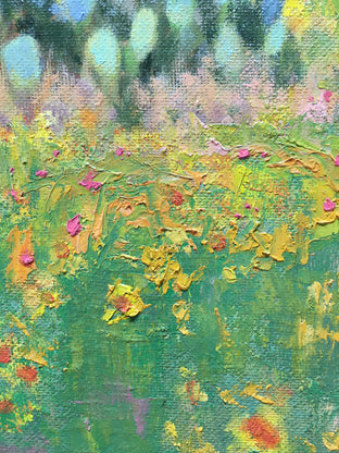 Original art for sale at UGallery.com | May Wildflowers by David Forks | $500 | oil painting | 12' h x 9' w | photo 4