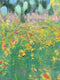 Original art for sale at UGallery.com | May Wildflowers by David Forks | $500 | oil painting | 12' h x 9' w | thumbnail 4