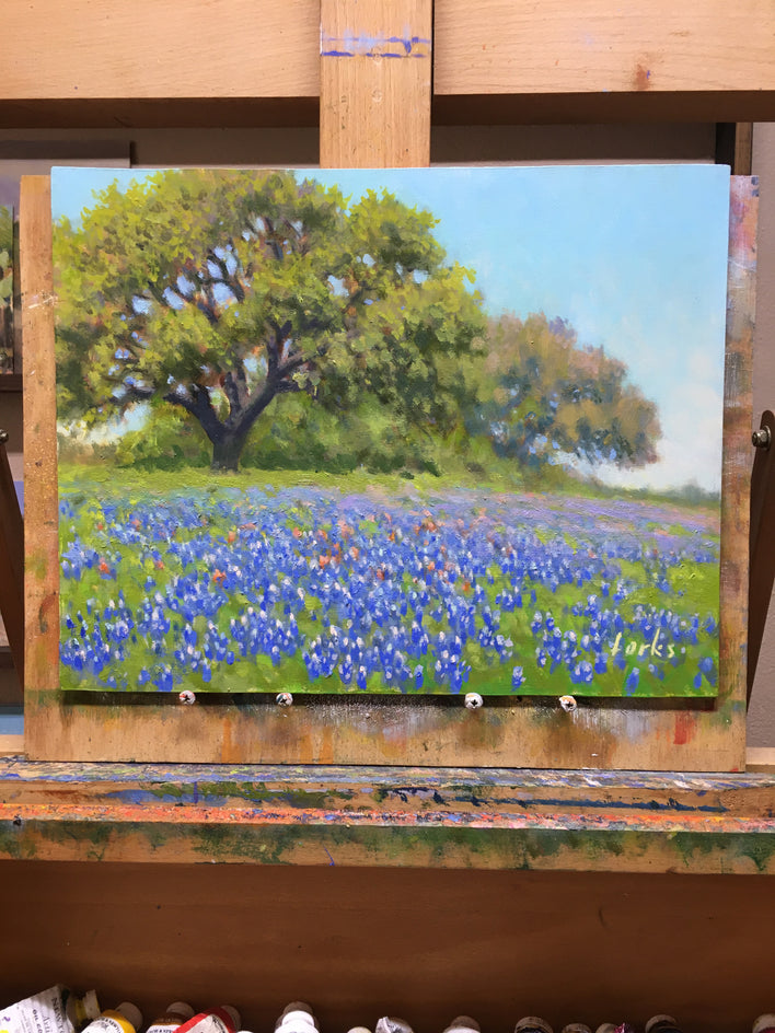 Roadside Blues by David Forks |  Context View of Artwork 