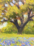 Original art for sale at UGallery.com | Roadside Blues by David Forks | $675 | oil painting | 11' h x 14' w | thumbnail 4