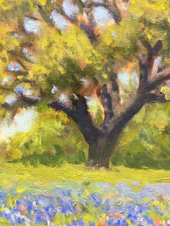 Roadside Blues by David Forks |  Closeup View of Artwork 