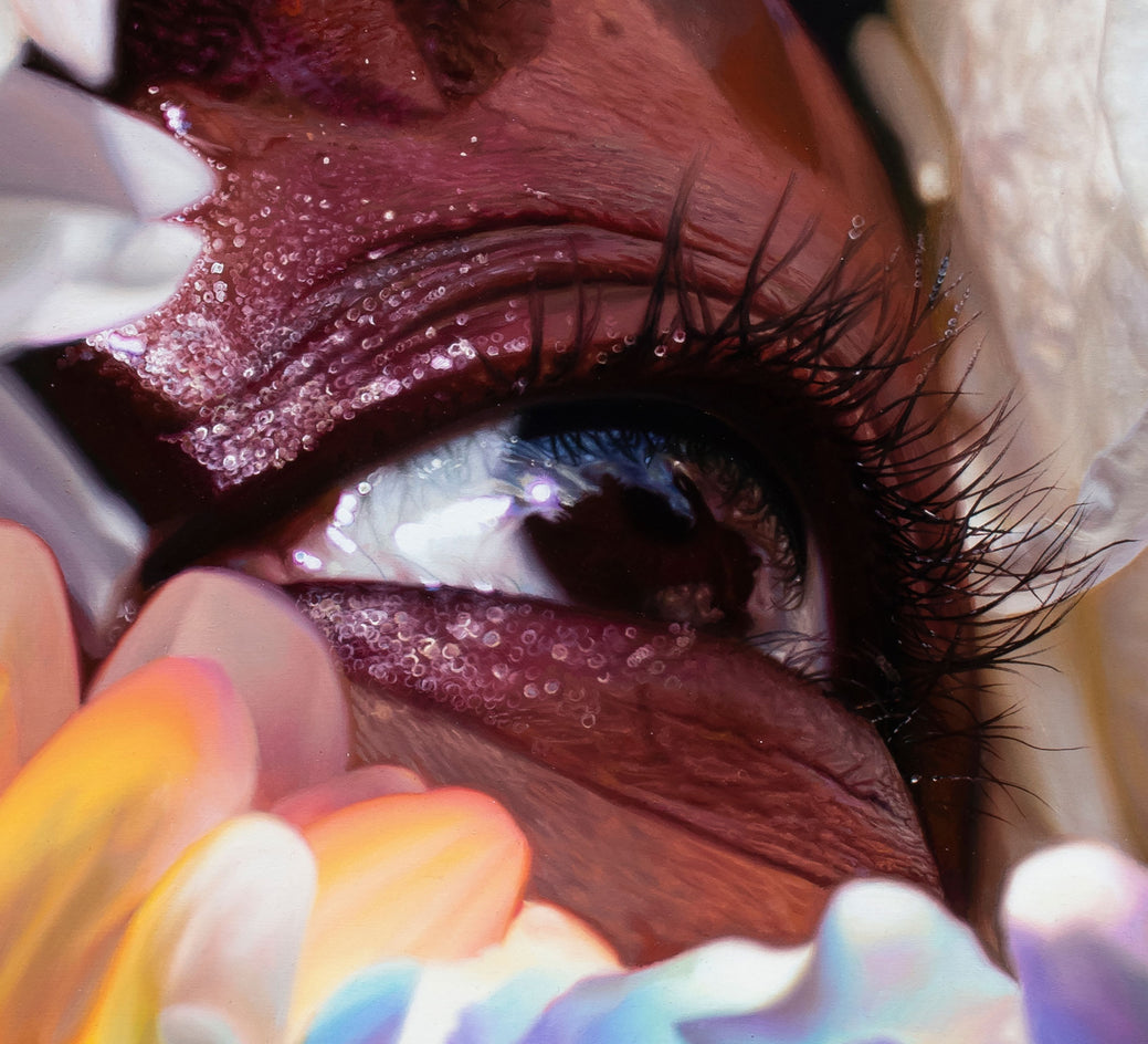 Steel Magnolia by David Shepherd |  Closeup View of Artwork 