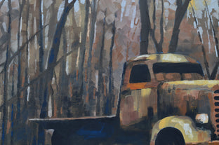 Original art for sale at UGallery.com | By the Wayside by David Thelen | $800 | oil painting | 16' h x 16' w | photo 4