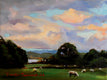 Original art for sale at UGallery.com | Dawn in Ardchattan, Scotland by Jonelle Summerfield | $325 | oil painting | 6' h x 8' w | thumbnail 1