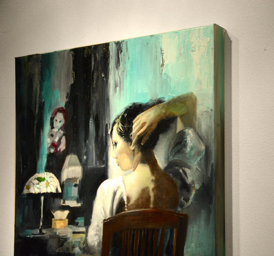 Daydream by Gary Leonard |  Side View of Artwork 