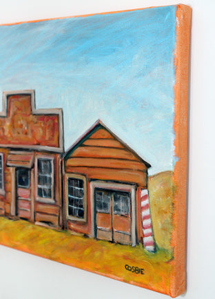 Old Bodie Bar and Barbershop by Doug Cosbie |  Side View of Artwork 