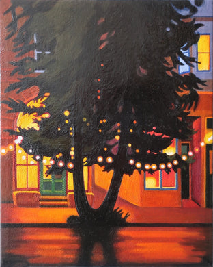 Original art for sale at UGallery.com | Delta Tree by Hadley Northrop | $425 | oil painting | 10' h x 8' w | photo 1