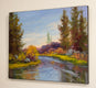 Original art for sale at UGallery.com | Deschutes Spring by Karen E Lewis | $900 | oil painting | 18' h x 24' w | thumbnail 2