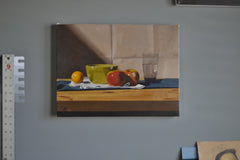 Original art for sale at UGallery.com | Odd Ball by Christopher Garvey | $550 | oil painting | 12' h x 16' w | thumbnail 3