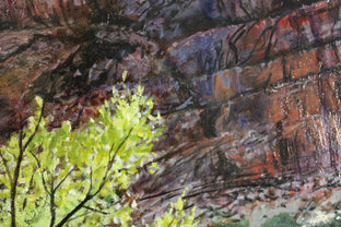 Canyon Wall by Kent Sullivan |   Closeup View of Artwork 