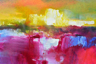 Original art for sale at UGallery.com | Landscape Abstraction - The Sun Rising by Patrick O’Boyle | $750 | acrylic painting | 24' h x 24' w | photo 4