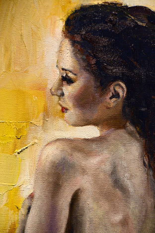 Red Dress by Gary Leonard |   Closeup View of Artwork 