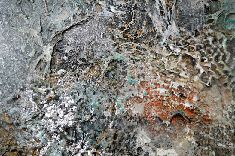 Urban Grey by DL Watson |   Closeup View of Artwork 