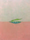 Original art for sale at UGallery.com | Green Peas by Heejin Sutton | $625 | mixed media artwork | 15' h x 7.5' w | thumbnail 4