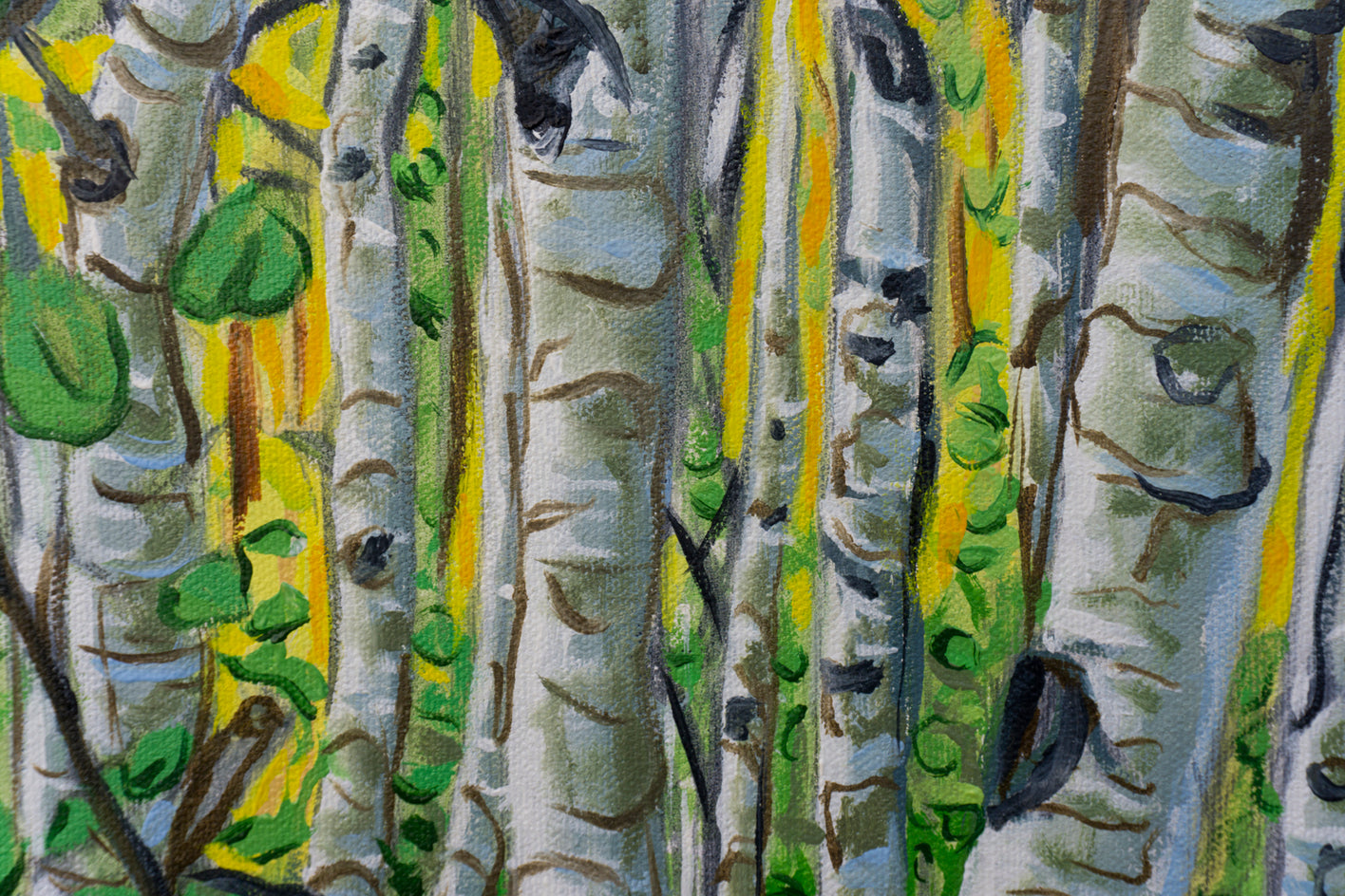Lone Pine by Crystal DiPietro |  Closeup View of Artwork 