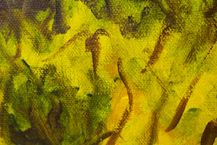 Original art for sale at UGallery.com | Forest for the Trees by Crystal DiPietro | $4,100 | oil painting | 48' h x 30' w | photo 4