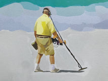 Original art for sale at UGallery.com | Golden Sand by Keith Thomson | $1,400 | mixed media artwork | 24' h x 36' w | thumbnail 3