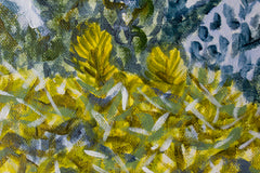 Original art for sale at UGallery.com | Summer in the Light, Winter in the Shade by Crystal DiPietro | $4,350 | oil painting | 20' h x 60' w | thumbnail 4