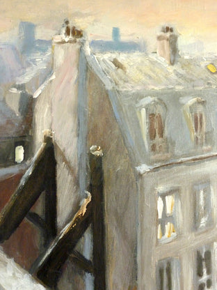 View From a Balcony by Bertrand Girard |  Side View of Artwork 