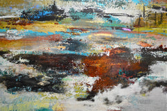 Original art for sale at UGallery.com | Canyons by DL Watson | $3,075 | acrylic painting | 36' h x 36' w | thumbnail 4