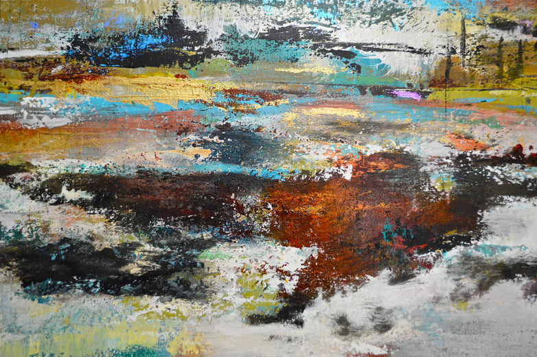 Canyons by DL Watson |   Closeup View of Artwork 