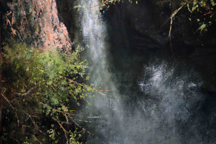 Original art for sale at UGallery.com | Hidden Falls by Kent Sullivan | $1,450 | oil painting | 20' h x 16' w | photo 4