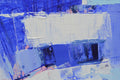 Original art for sale at UGallery.com | Blue Abstract by Patrick O'Boyle | $1,475 | acrylic painting | 40' h x 30' w | thumbnail 4