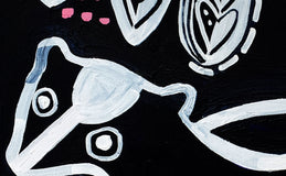 Original art for sale at UGallery.com | Skunk by Jessica JH Roller | $325 | acrylic painting | 12' h x 12' w | thumbnail 4
