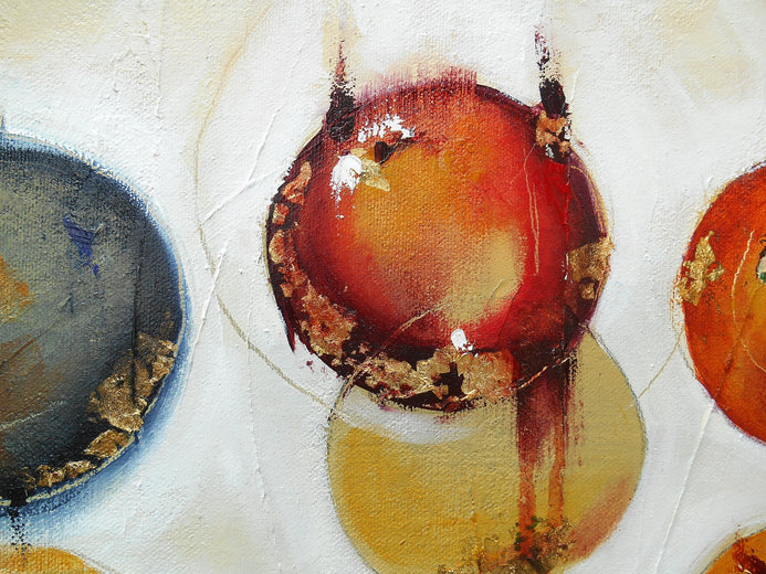 September Skies by Cynthia Ligeros |   Closeup View of Artwork 