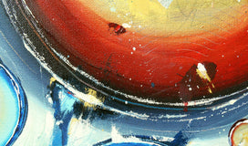 Original art for sale at UGallery.com | The End Is A Beginning by Cynthia Ligeros | $900 | oil painting | 20' h x 20' w | thumbnail 4