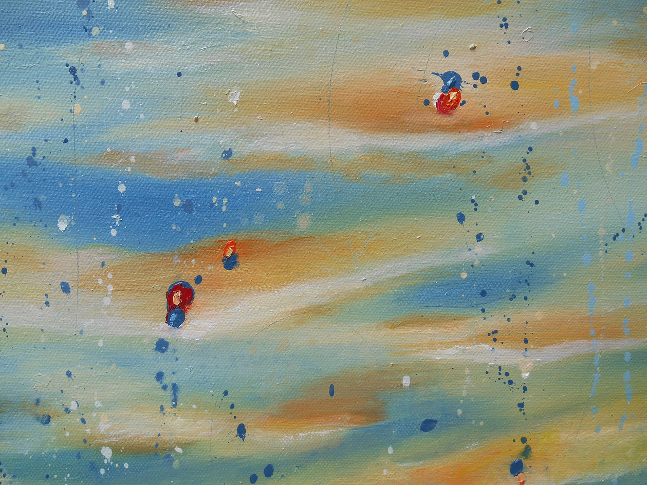 We Are What We Dream by Cynthia Ligeros |  Closeup View of Artwork 