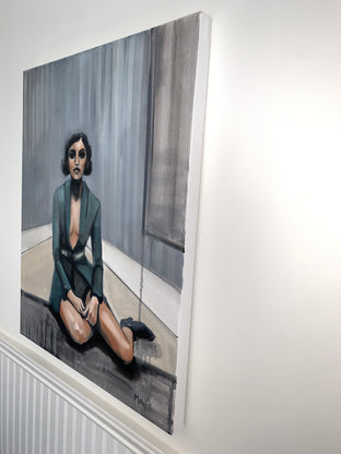 Original art for sale at UGallery.com | Not the Girl I Used to Be by Malia Pettit | $1,425 | oil painting | 30' h x 24' w | photo 2