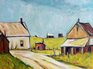 Original art for sale at UGallery.com | Old Farmstead, Enfield, North Carolina by Doug Cosbie | $350 | oil painting | 10' h x 12' w | photo 4